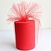 OurWarm 6 Inch x 100 Yards (300FT) Tulle Roll Spool Tutu Skirt Fabric Wedding Party Gift Bow Craft (Red)