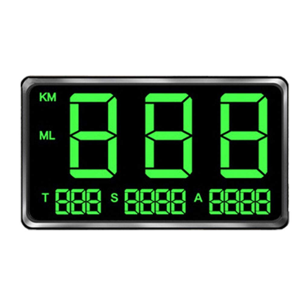 Centeraly Universal Digital Large Screen GPS Speedometer HUD Bike Overspeed Warning System