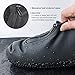 ATOFUL Reusable Silicone Waterproof Shoe Covers, Silicone Shoe Covers with Zipper No-Slip Silicone Rubber Shoe Protectors for Kids,Men and Women