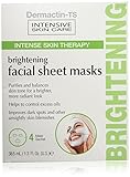 Dermactin-TS 4 Piece Facial Brightening Sheet Mask