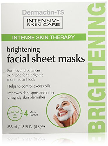 Dermactin-TS 4 Piece Facial Brightening Sheet Mask