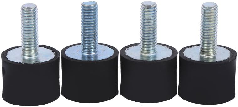 Greensen Rubber Mounts 4 Pcs M8 M6 Anti-Vibration Isolator Rubber Vibration Isolation Mounts shock absorber Silentblock Car Boat Bobbins(VD20*15 M6*18)(VD20*15 M6*18) - Image 3