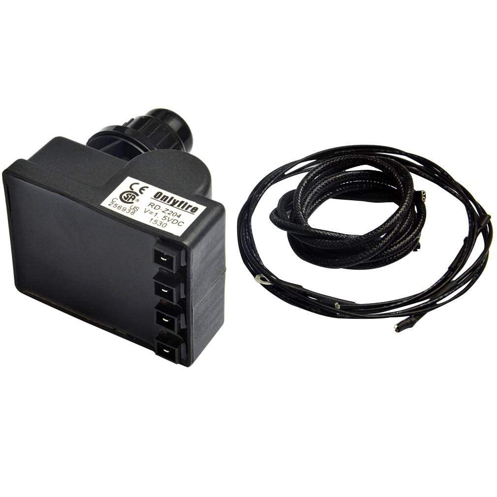 Photo 1 of onlyfire Universal Fit 4-Spark Electronic Push Button Igniter Kit for Most Grills, Black