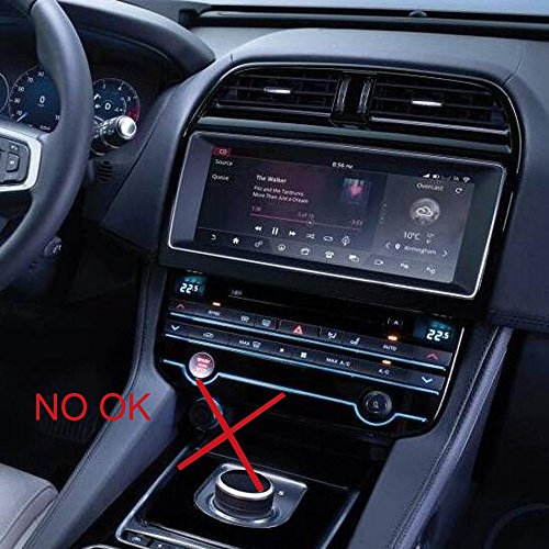 Kadore Interior Front Center Console Dashboard Adjustment Panel Cover Trim for Jaguar F-PACE 2016 2017 2018 ABS Matte - Thumbnail 5