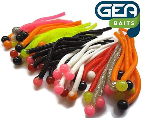 Mouse Tail 15 in Pack 8 mm MIX Trout Perch Pike Soft Baits Lure