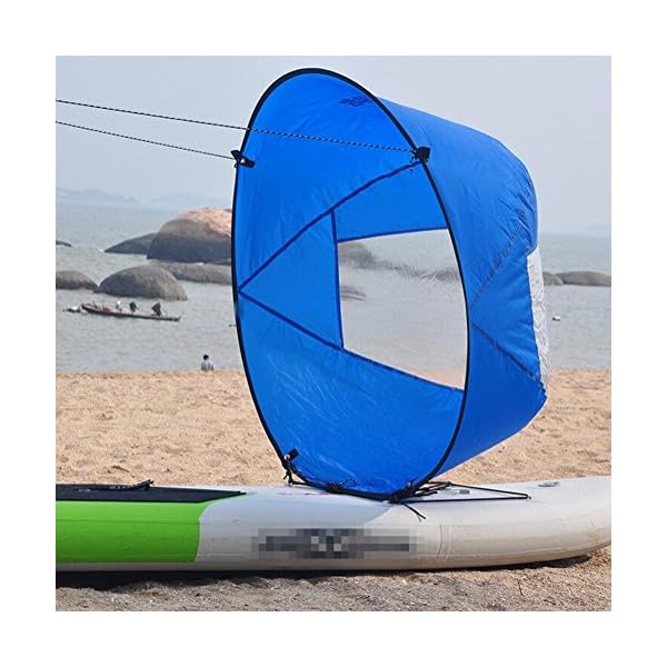 Amazingli Downwind Kayak Wind Sail Kit Kayak Wind Paddle 42 inches