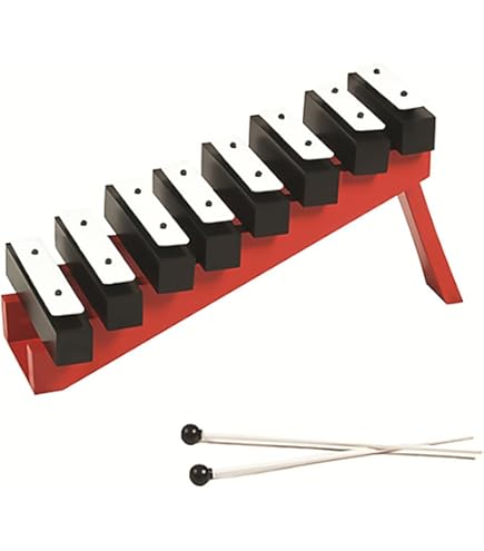 プラスチック製レゾネーターベル Amazon.com: Eight Note Plastic Resonator Bell Set with Case