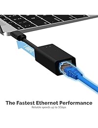 Sabrent USB tipo C a Gigabit Ethernet adaptador de red LAN 10 100 1000 Mbps compatible (nt ubcg)