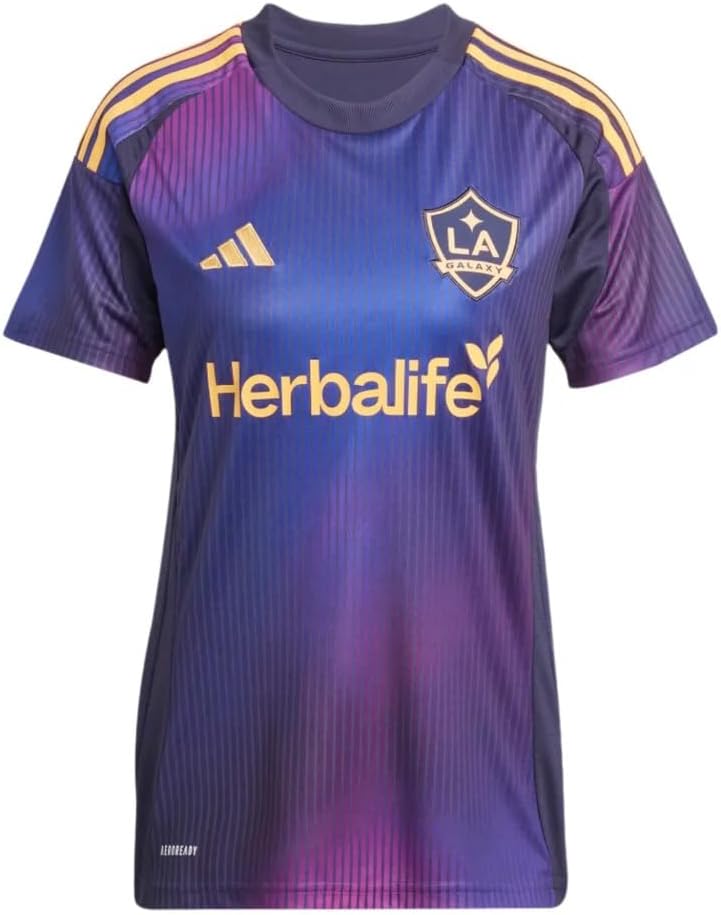 Amazon.com: adidas 2021-22 LA Galaxy Long-Sleeve Away Jersey