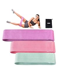 Hayousui Resistance Bands Exercise Bands Hip Booty Bands Stretch Workout Bands- Cotton Resistance Loop Band for Legs and Butt Body, Yoga, Pilates, Muscle Training