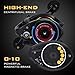 FISHINGSIR Aegir Baitcasting Fishing Reel - 17.6 Lb Carbon Fiber Drag, 9+1BB Dual Brakes Low Profile Baitcasting Reels