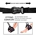CarBoss Foot Rest Flight Airplane Travel Accessories Portable Carry-on Home Foot Sling Office Footrest Adjustable Foot Hammock with Pouch Bag, Black
