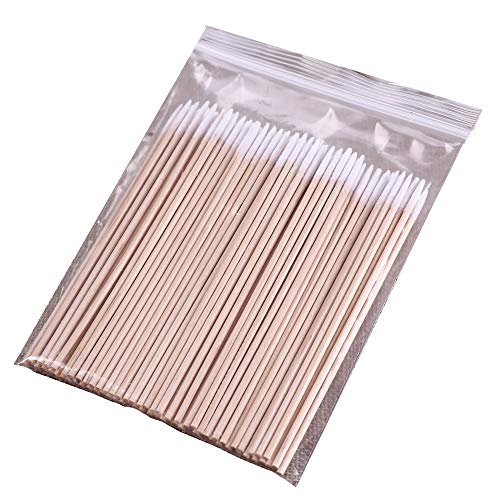 PandaHome, 100 ct Long Cotton Swabs, Natural Precision Tips, The Cleaning Sterile Stocks Using for Facial, Indoors and Outdoor (100 ct Long Single Point) - Thumbnail 3