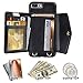 LAMEEKU iPhone 7 Plus Wallet Case, iPhone 8 Plus Crossbody Cell Phone Bag, Shockproof iPhone 7 Plus Card Holder Case,Protective iPhone 8 Plus Leather Case with Crossbody Chain Wrist Strap 5.5