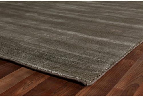 Exquisite Rugs Super Gem Bronze New Zealand Wool and Bamboo Silk Rug (9' x 12')