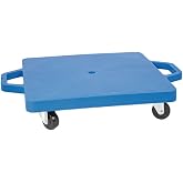 S&amp;S Worldwide Spectrum 16 inch Blue Scooter Built in Handles Protect | 2 inch diameter, 2-1/2 inch off the ground, 2 inch diameter and the bottom of the scooter sits approx