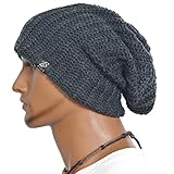 Unisex Knit Long Beanie Slouchy Skull Hat Cap Sw090