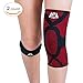 Perpetuum Sports Bundle: 1 Knee Compression Sleeve Support & 1 Knee Patella Strap | Aids in Rehabilitation, Helps Ease Pain and Stiffness During Basketball, Weightlifting, Crossfit, Running & More
