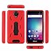 Blu Studio XL 2 Case S0270UU Heavy Duty Rugged Hard Cover with Hybrid Kickstand Case for Studio XL2 Case (HVD Red/Black)