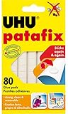UHU Patafix Glue Pad Removable Reusable White 80 pads