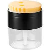 Soap Dispenser Flower Compatible with Scrub Daddy | Refillable Kitchen Sink Pump Dispenser,BPA Free,1PC