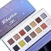 14 Colors Highly Pigmented Matte + Shimmer Eyeshadow Palette - Nude Neutral Red Orange Yellow Green Bright Metallic Glitter Smokey Eye Shadow Makeup (Rhythm)