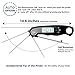 Digital Meat Thermometer Instant Read 3-4s Electronic Waterproof Food Thermometer with Probe for Candy BBQ Grill Kitchen Smoker Cooking