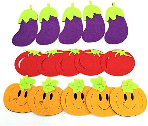 kindergarten children wall decoration 3D three-dimensional cartoon fruit three-dimensional wall stickerss Vegetable stereo painting