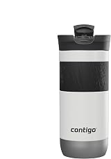 Contigo Byron Snapseal Travel Mug 470 ml Stainless Steel Leakproof 7h Hot view 2
