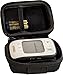 DSAll Hard Case Travel bag for Portable bp monitor Omron BP652N 7 Series Wrist Blood Pressure Monitor-belt hanging(for Medical Pros+Mesh pocket+Adjustable handle+2 side Zipper+Carabiner