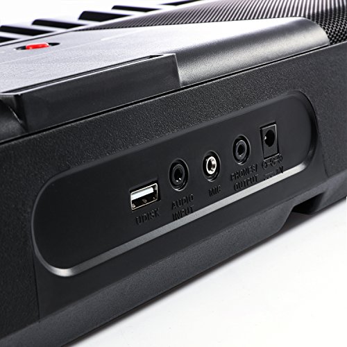 Joy 61-Key Standard Electronic Keyboard with USB Music Player Function for Beginners (JK-63M)