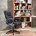 Mysuntown Executive Office Chair, PU Leather Swivel Managerial Task Chair, Ergonomic High Back Home Office & Desk Chair with Lumbar Support(260lb)