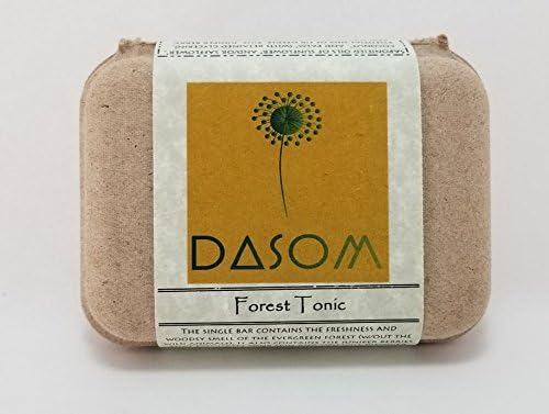 Dasom Forest Tonic Bar Soap with Certified Organic ingredients without the harmful chemical."ENHANCED W/sweet scent of juniper berries" For All Skin Type (Made in USA-Montana) (1 Pack)