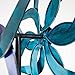 Bits and Pieces - Blue Delphinium Wind Spinner - Decorative Kinetic Wind Mill - Unique Outdoor Lawn and Garden Décor, Lawn Ornament