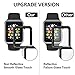 Apple Watch Series 4 Screen Protector 40mm Tempered Glass Screen Protector(2 -Pcs),Premium Surface Hardness Full Coverage Metal Frame Tempered Glass Screen Protector for Apple Watch 4/3/2/1