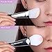 MAKARTT Silicone Makeup Brushes of 6pcs Multipurpose Eye Shadow Lip Face Mask Brush Set
