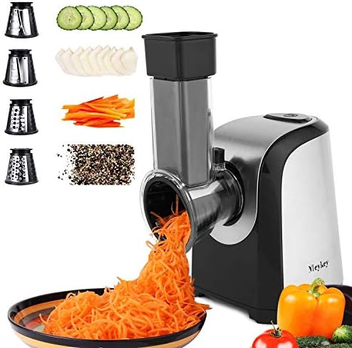 Professional Salad Maker, Electric Slicer Shredder/Graters (black)