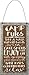 Primitives by Kathy 26839 Lake & Cabin Sign, 5.25 x 9.5-Inch, Camp Rules