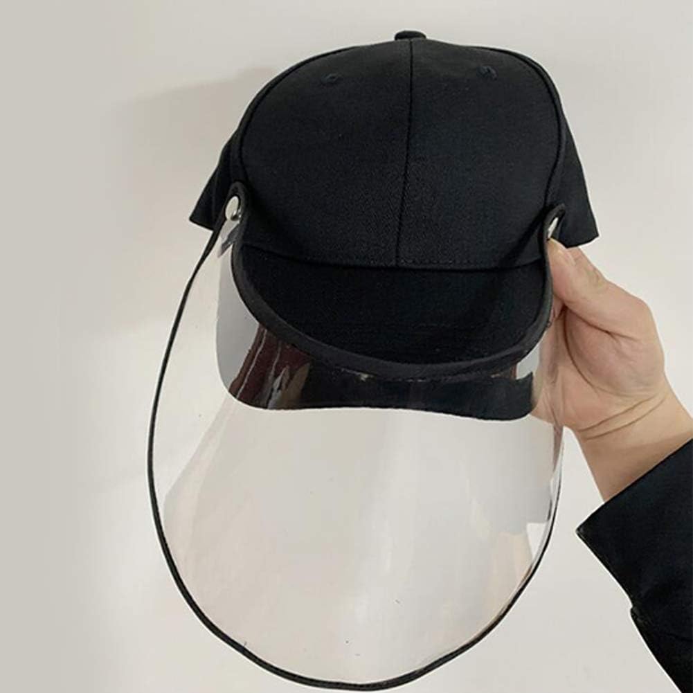 Cappello da baseball con maschera rimovibile in PVC trasparente  anti-appannamento Leoie Sunhat Fai da te urban-earth.co.uk