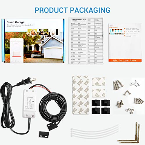 Smart WiFi Garage Remote Compatible Door Openers APP Control