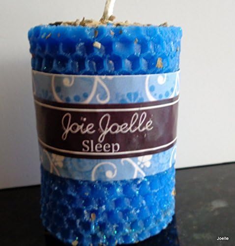 Sleep Spell Ritual Pillar Candle 2x3, Altar Candle, dressed candle, herbal spiritual candle, goddess candle