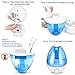 ECOCITUSS 4L Cool Mist Humidifier - Enrichment Mist-Air Ultrasonic Humidifier with Visible Water Tank for Baby Room Living Room Office,Whisper-Quiet, Nightlight, Auto Shut-Off, Lasts Up to 30 Hours