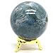 Healing Crystals India 40-50mm Natural Gemstone Sphere Ball Aura Balancing Metaphysical Ball (Moss Agate)