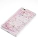 Huawei P9 Lite Case, Firefish Glitter Liquid Cover Slim Soft TPU Rubber Silicone Case Impact Resistant Durable Protective Case for Huawei P9 lite -Pink