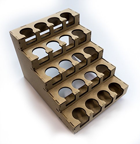 Paint Rack - 26mm "Half" for Vallejo and Army Painter Droppers