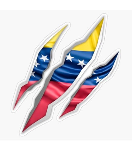 2 Pegatinas De Mapa De Venezuela – Calcomanías Negras De Vinilo Para Coche (5 X 4.3 Pulgadas)