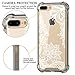 iPhone 8 Plus Case,iPhone 7 Plus Case,Cutebe Slim Shockproof Hard PC+TPU Bumper Case Scratch-Resistant Cover for Apple iPhone 7 Plus(2016)iPhone 8 Plus(2017) Flower