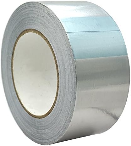 Sywon Professional Aluminum Foil Tape Adhesive Sealing Tape, 3mil, 2.17in by 55yd, Silver