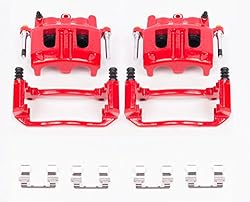 Power Stop Front S4758 Pair of High-Temp Red Powder