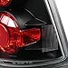 SPEC-D TUNING Black Tail Lights Compatible with 2003-2005 Toyota 4Runner, Left + Right Pair Assembly
